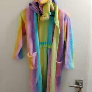 Unicorn, Girls, Long Sleeved, Robe